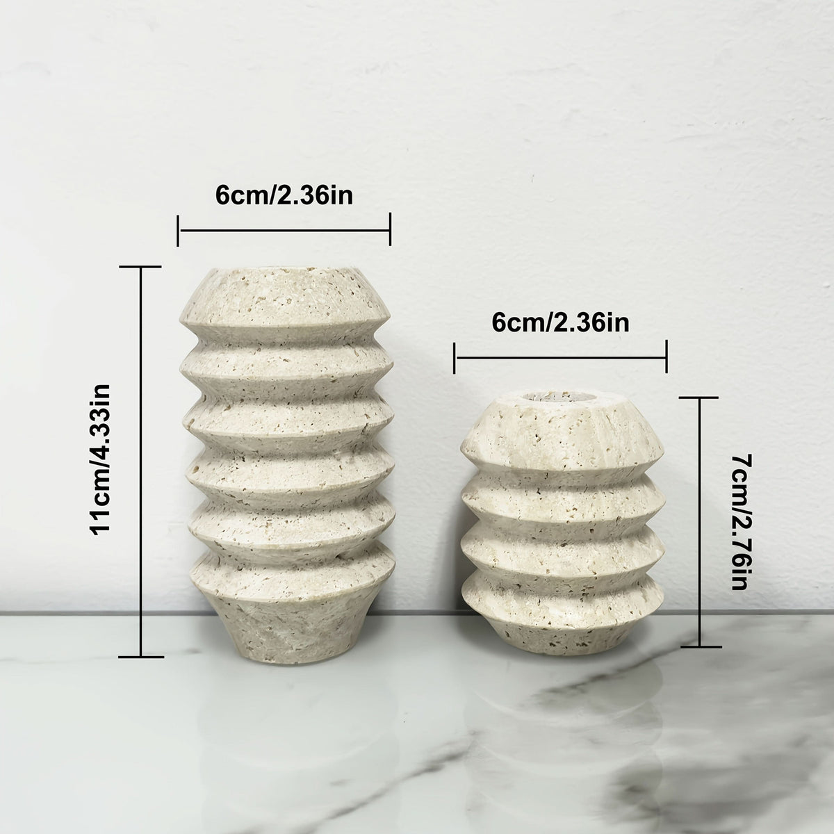 Sophisticated Stone Candle Holder for Timeless Elegance