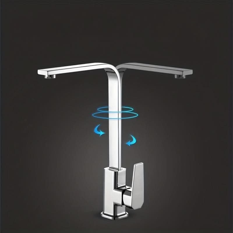 FlexiFaucet – Versatile Rotating Kitchen Tap with Dual Temperature Control