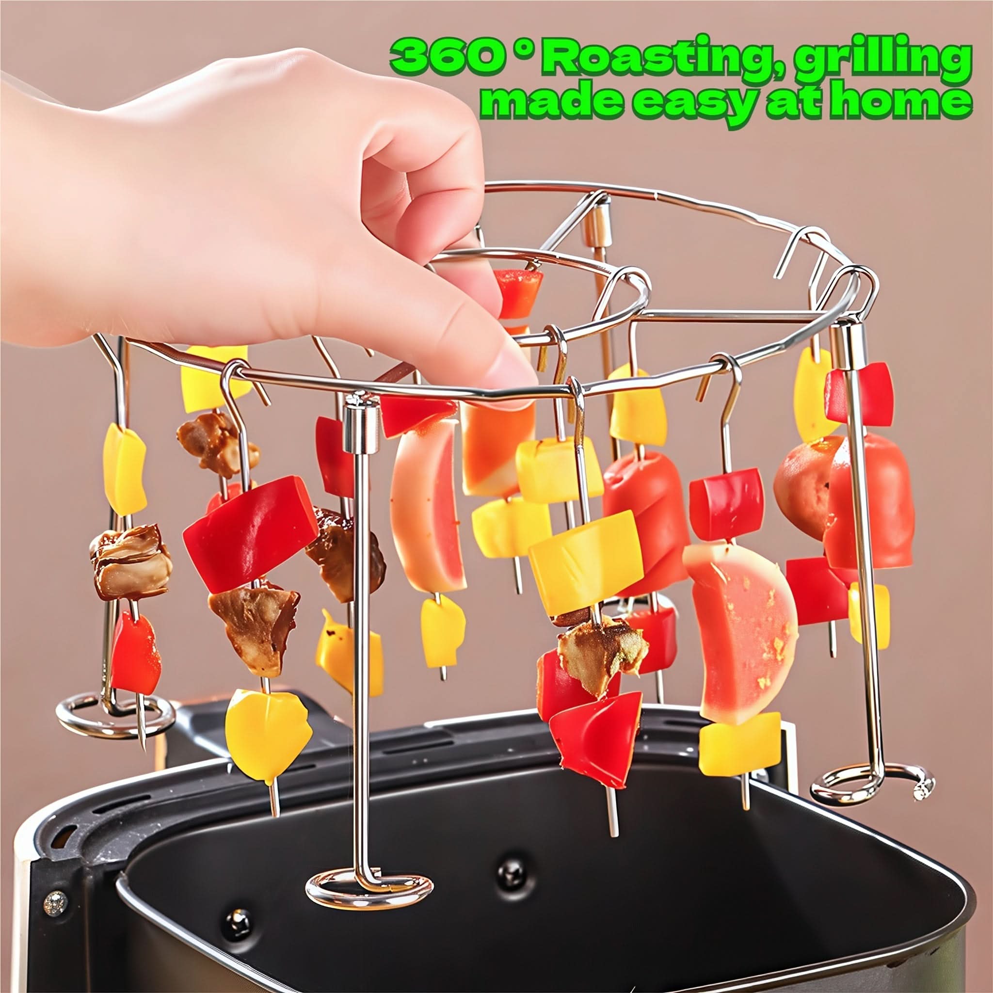 SkewerMaster - Premium Vertical Cooking Rack Set