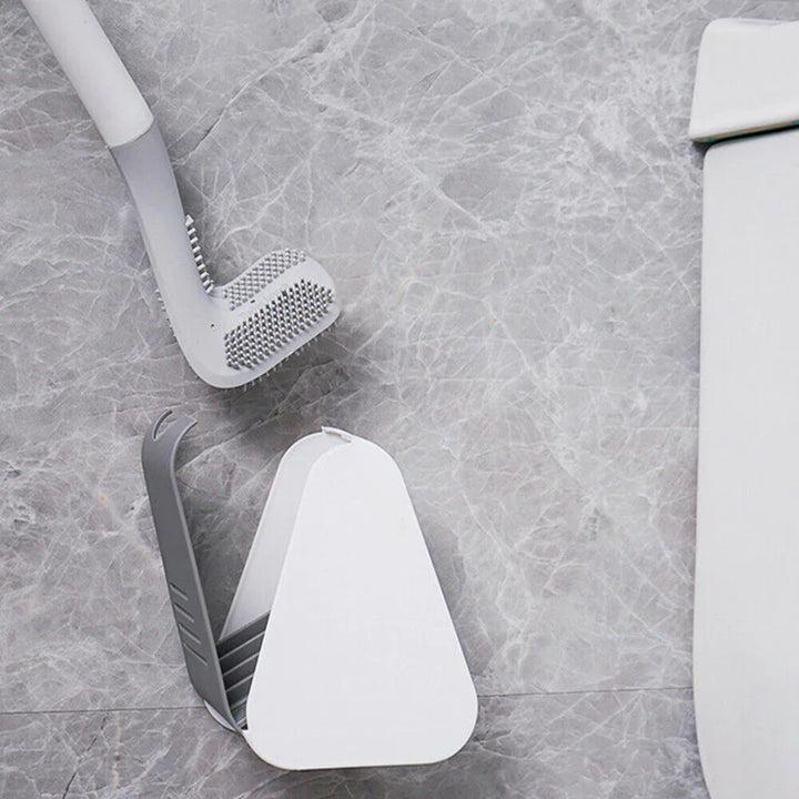 Smart Silicone Toilet Cleaner with Space-Saving Wall Holder