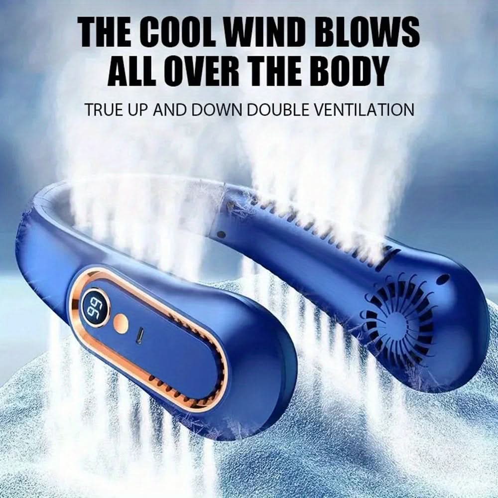 AeroCool Neck Fan – Ultimate Hands-Free Cooling Solution