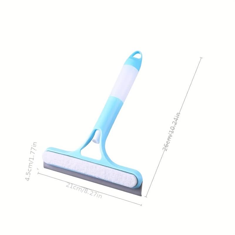 CrystalClear – 3-in-1 Window & Mirror Cleaning Tool with Washable Cloth