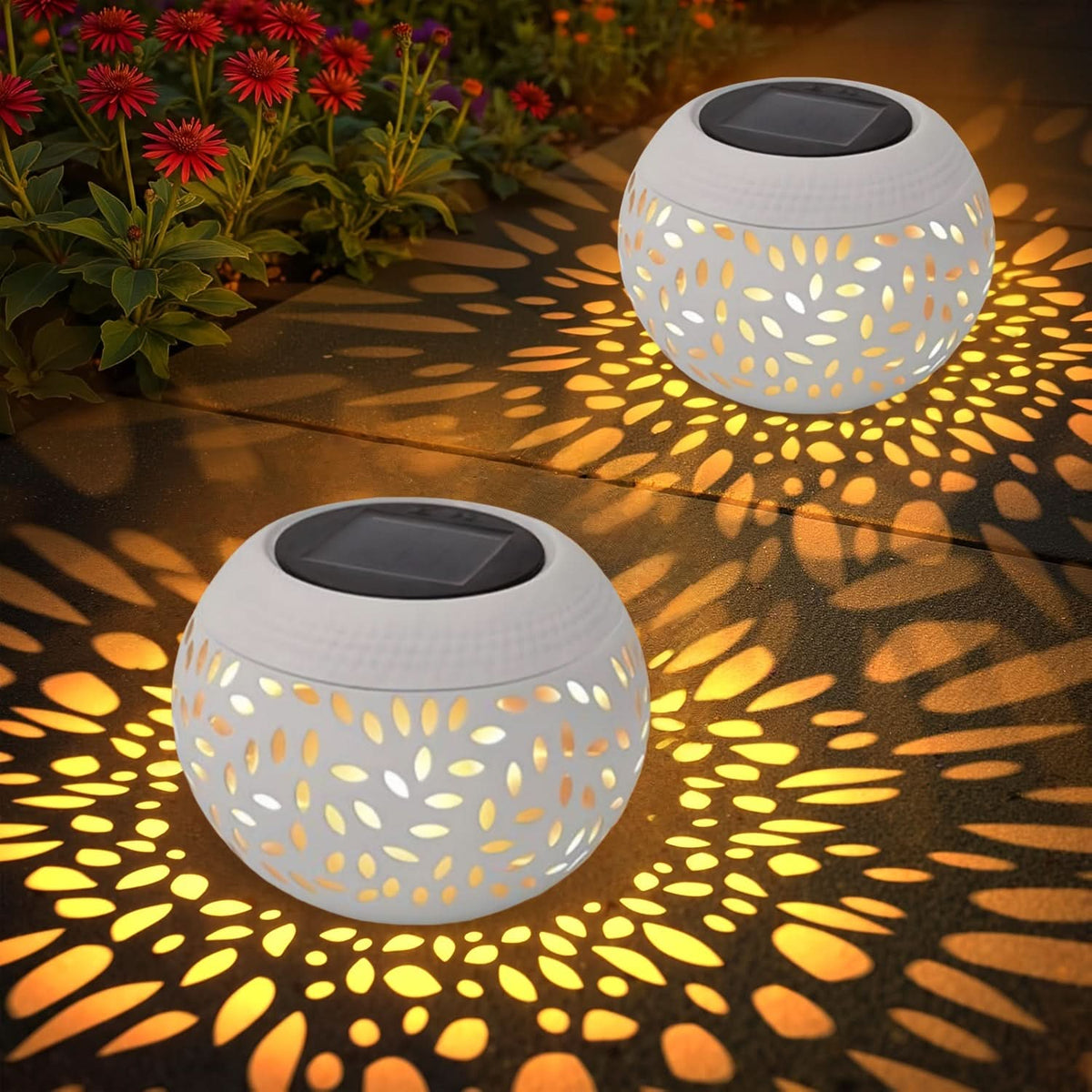 EcoBright – Solar Motion-Activated Outdoor Table Lamp