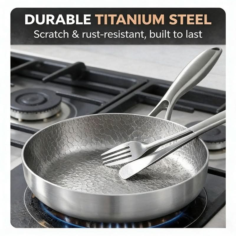 Everyday Essential Frying Pan for Induction & Gas Stoves