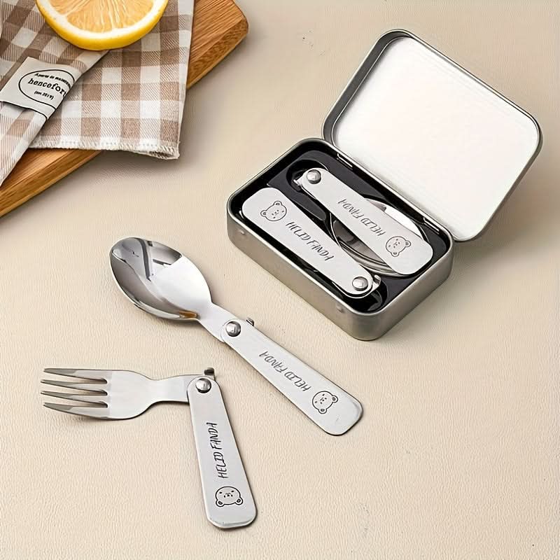 TravelMate – Compact Folding Utensil Set