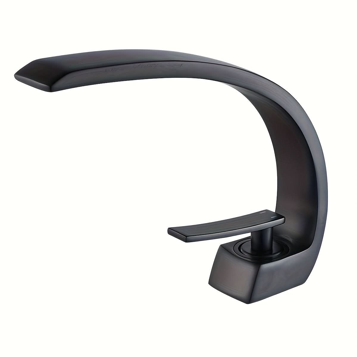 Elegant Matte Black Bathroom Faucet for Modern Spaces