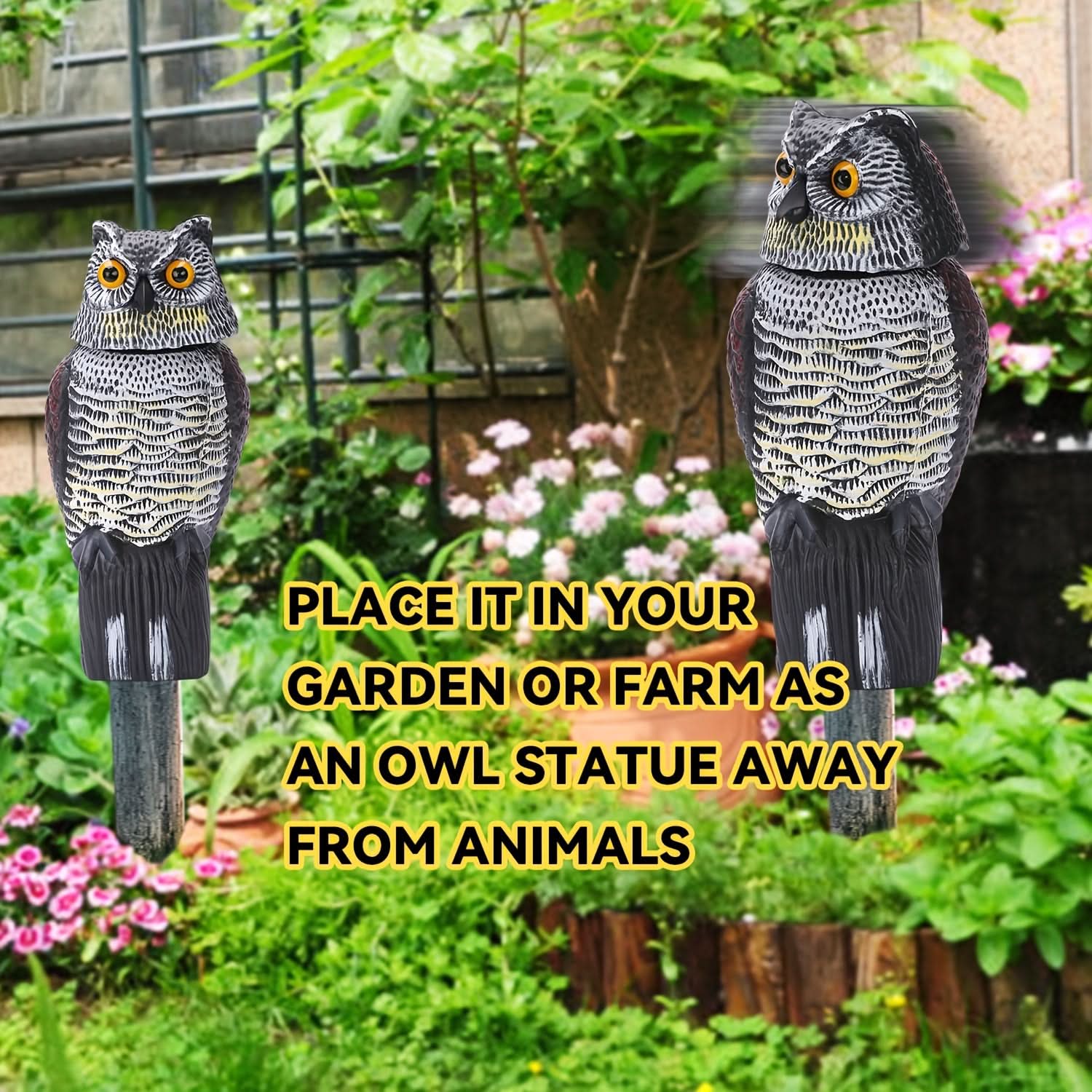 Guardian Owl: Realistic Decoy for Effective Bird Control