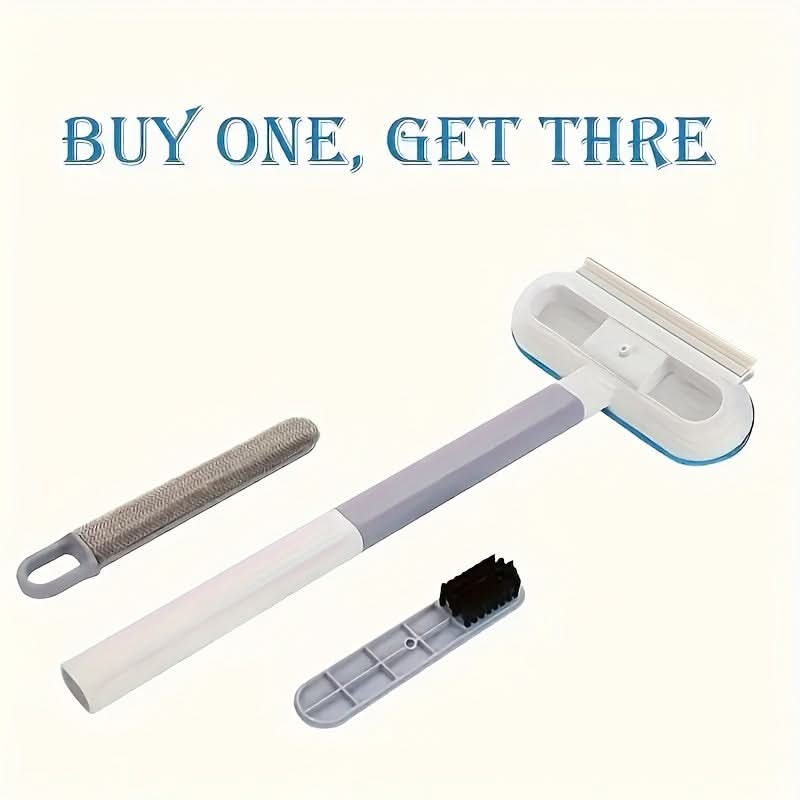 ClearView Pro – Versatile Window Cleaning Brush with Removable Screen