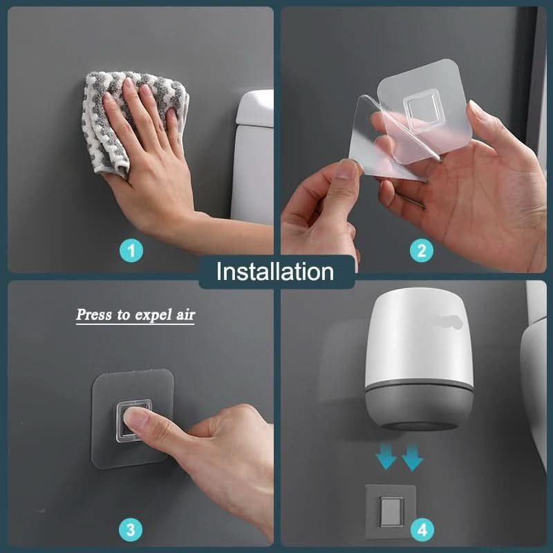 PureClean Silicone Toilet Cleaning Brush Set