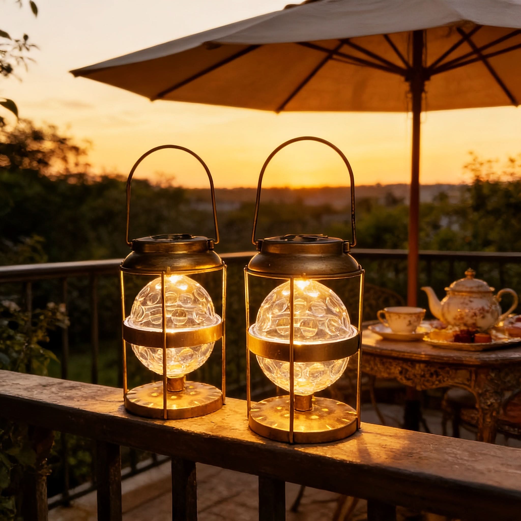 SolaraGlow – Solar-Powered Hanging Lantern for Outdoor Spaces