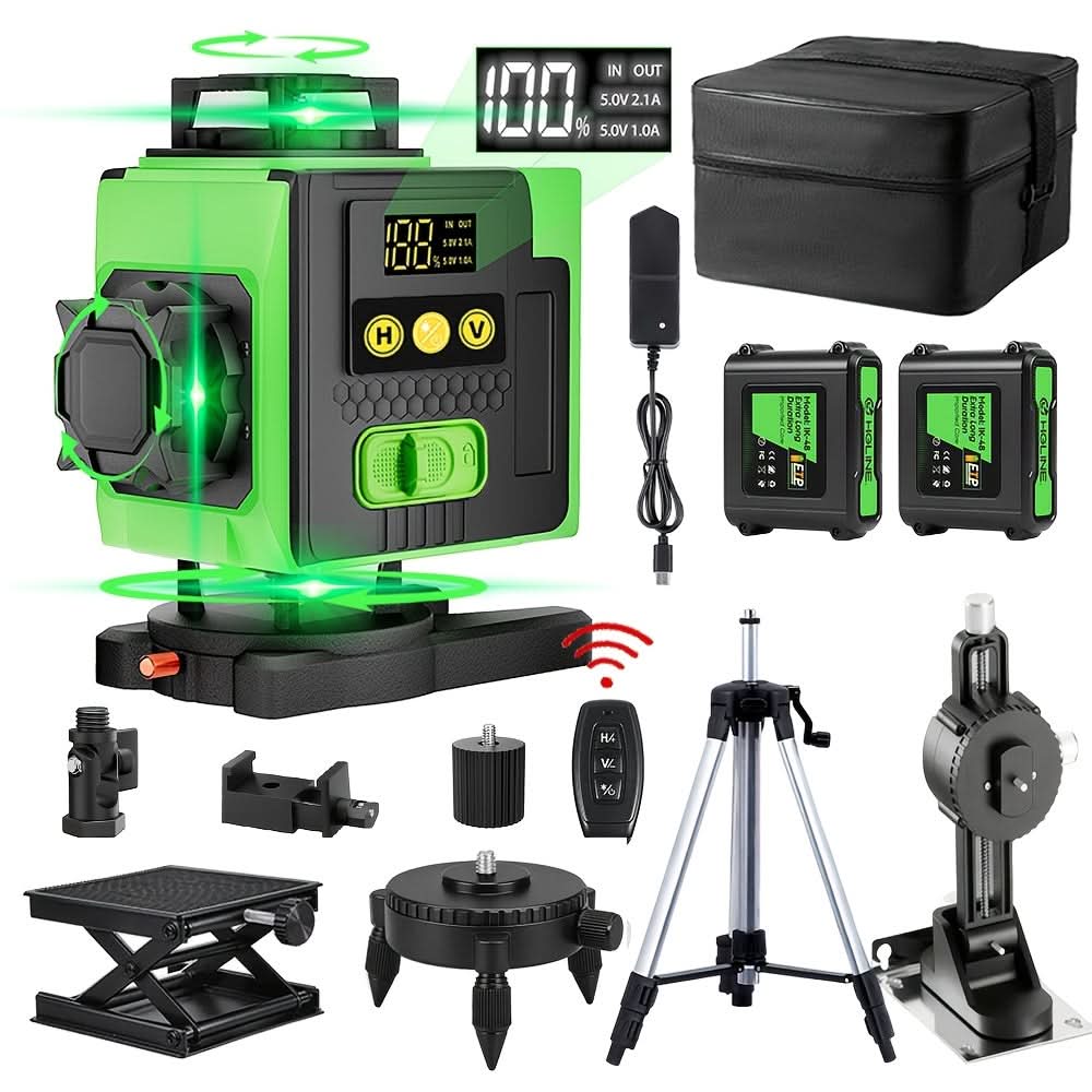PrecisionPro 360° Laser Level Tool for Perfect Alignment