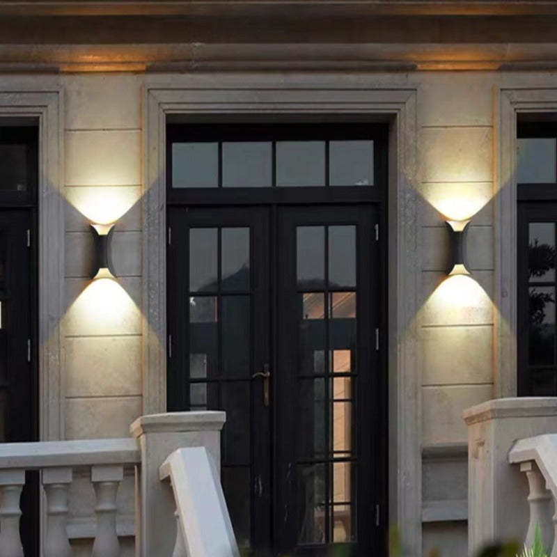 Contemporary LED Exterior Wall Light Fixture