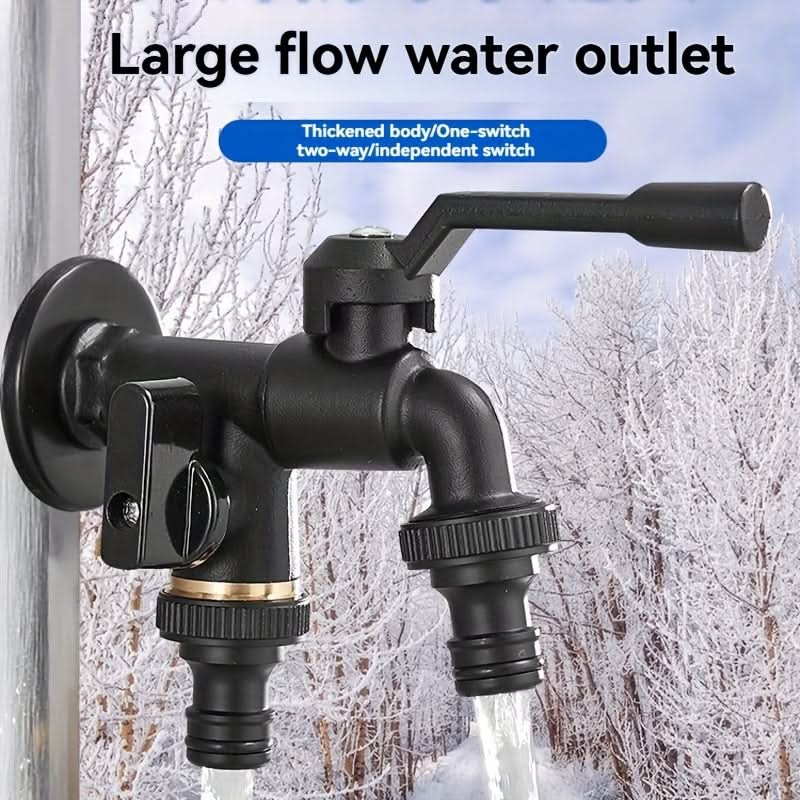 GardenFlow – Heavy-Duty Dual Connection Water Valve