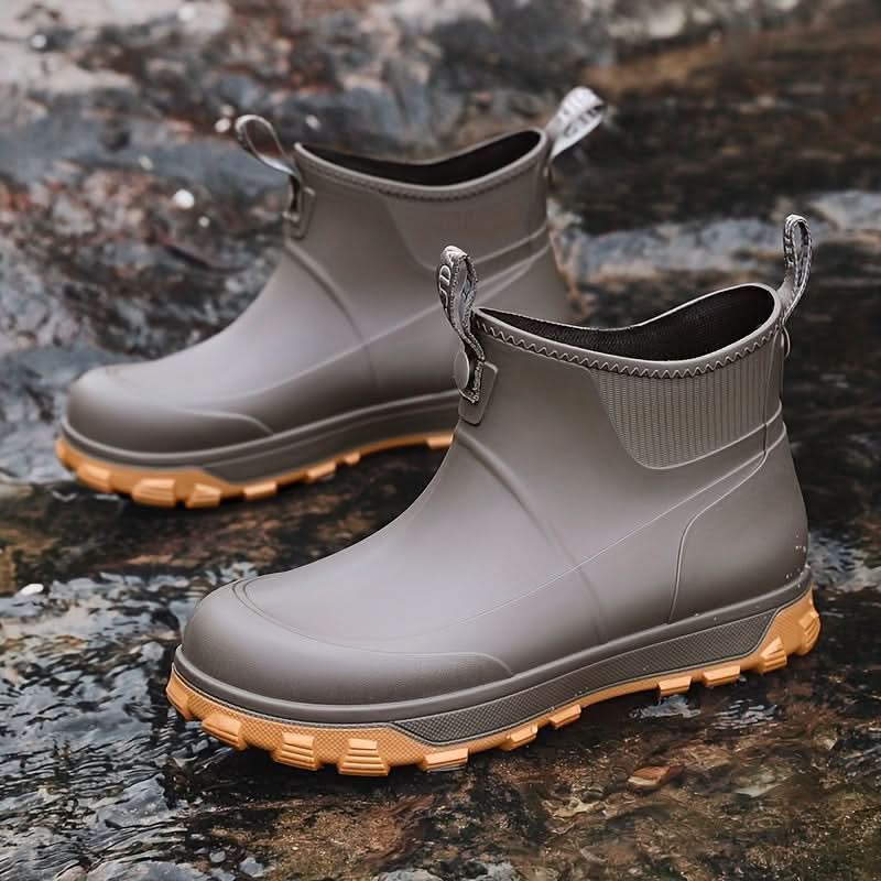 WeatherGuard - Stylish Slip-On Rain Boots for All Outdoors