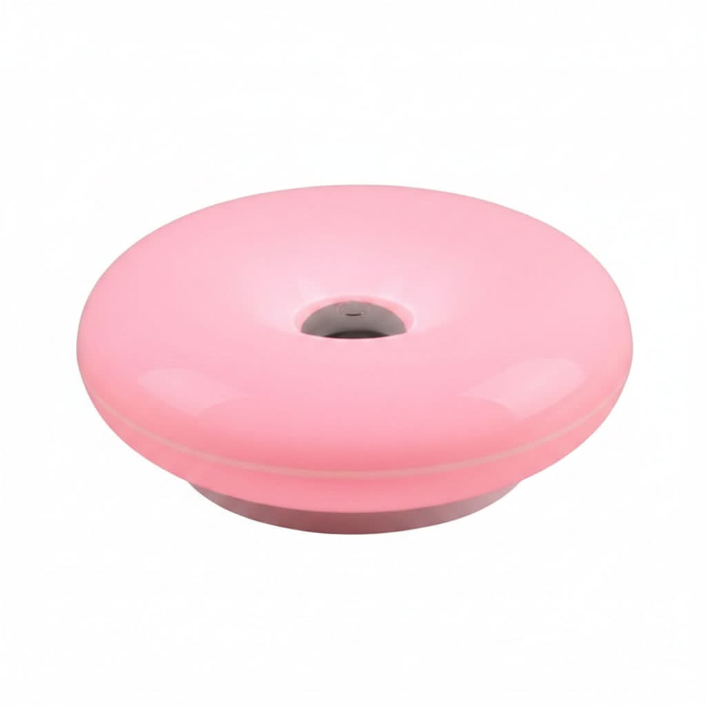 Luminous Delight – Stylish Orange Doughnut-Shaped Lamp