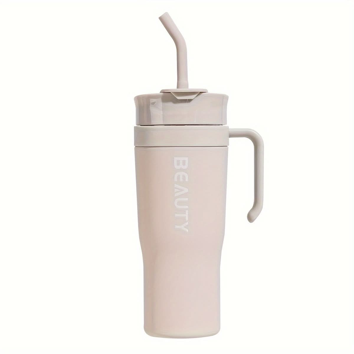 HydroMate – Extra-Large Straw Tumbler for On-the-Go Hydration