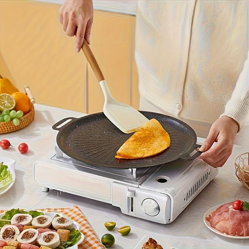Nomad Chef – Portable Cast Iron Grill Pan for Outdoor Delights