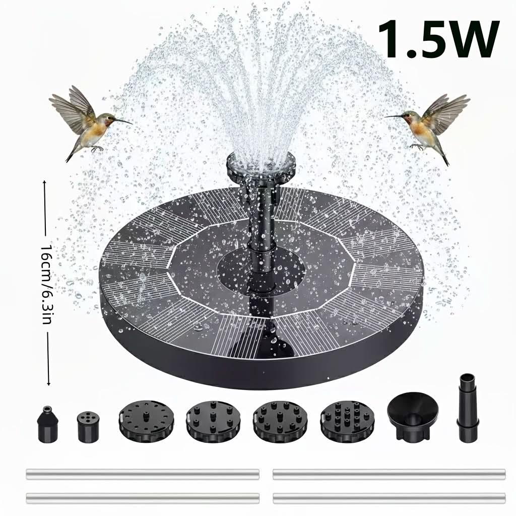 SUNSPARK – Eco-Friendly Solar Fountain Pump for Your Garden