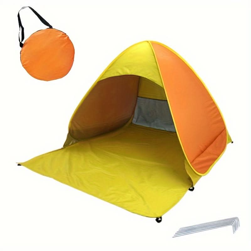 Quick-Set Outdoor Sunshade Tent for Beach and Parks