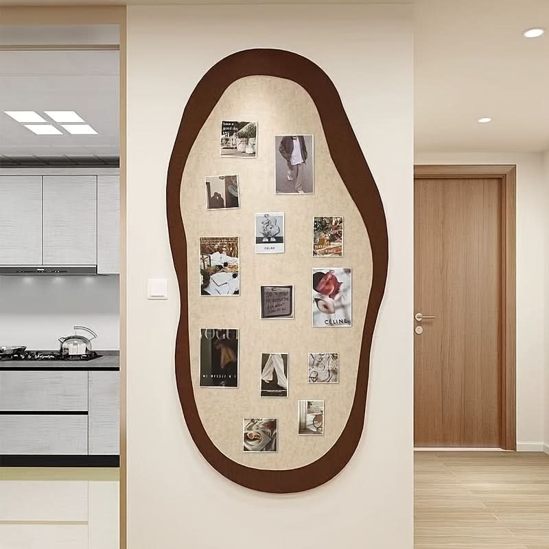 FeltFusion – Stylish Geometric Wall Organizer for Notes & Photos