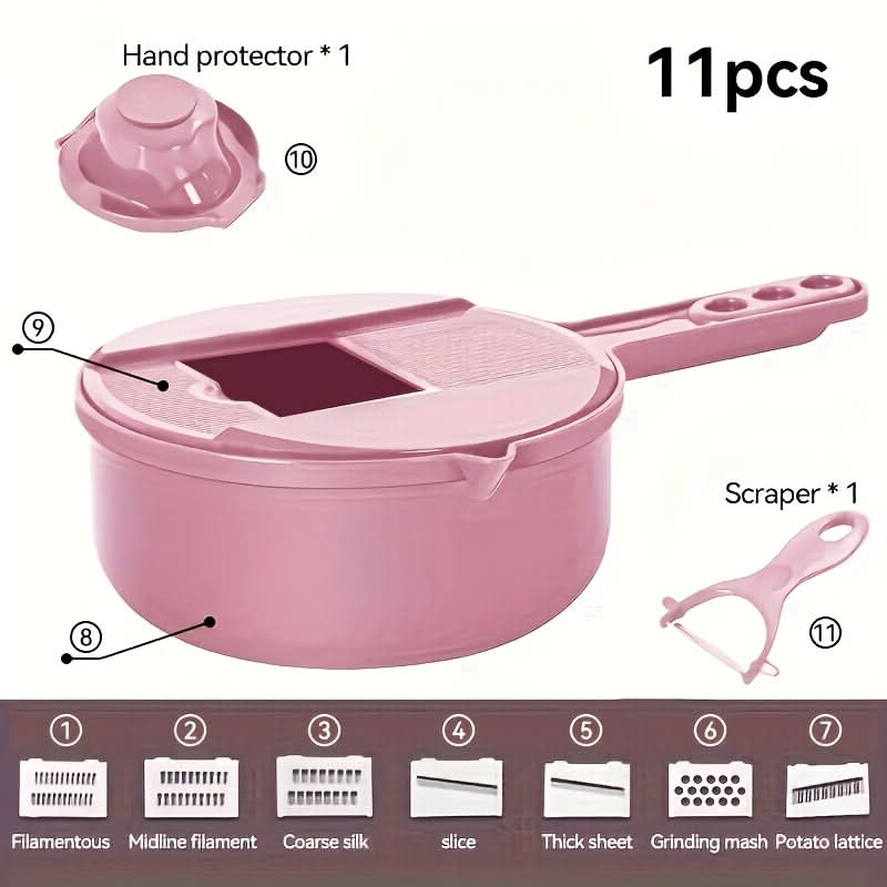 VeggieMaster Pro – 12-in-1 Kitchen Chopper & Slicer