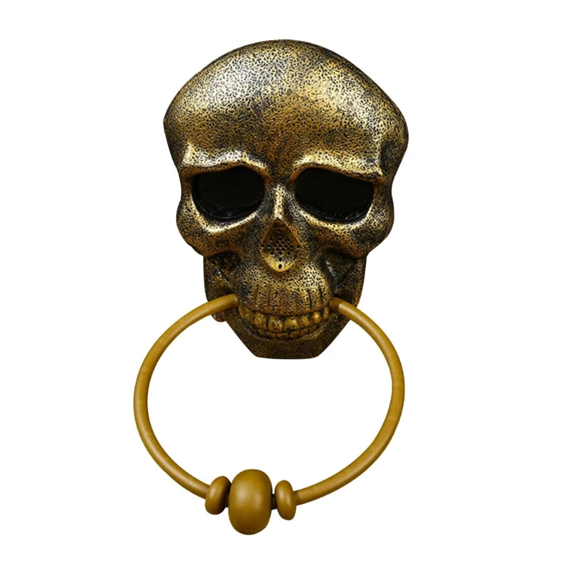 Creepy Skull Door Knocker for Halloween Festivities
