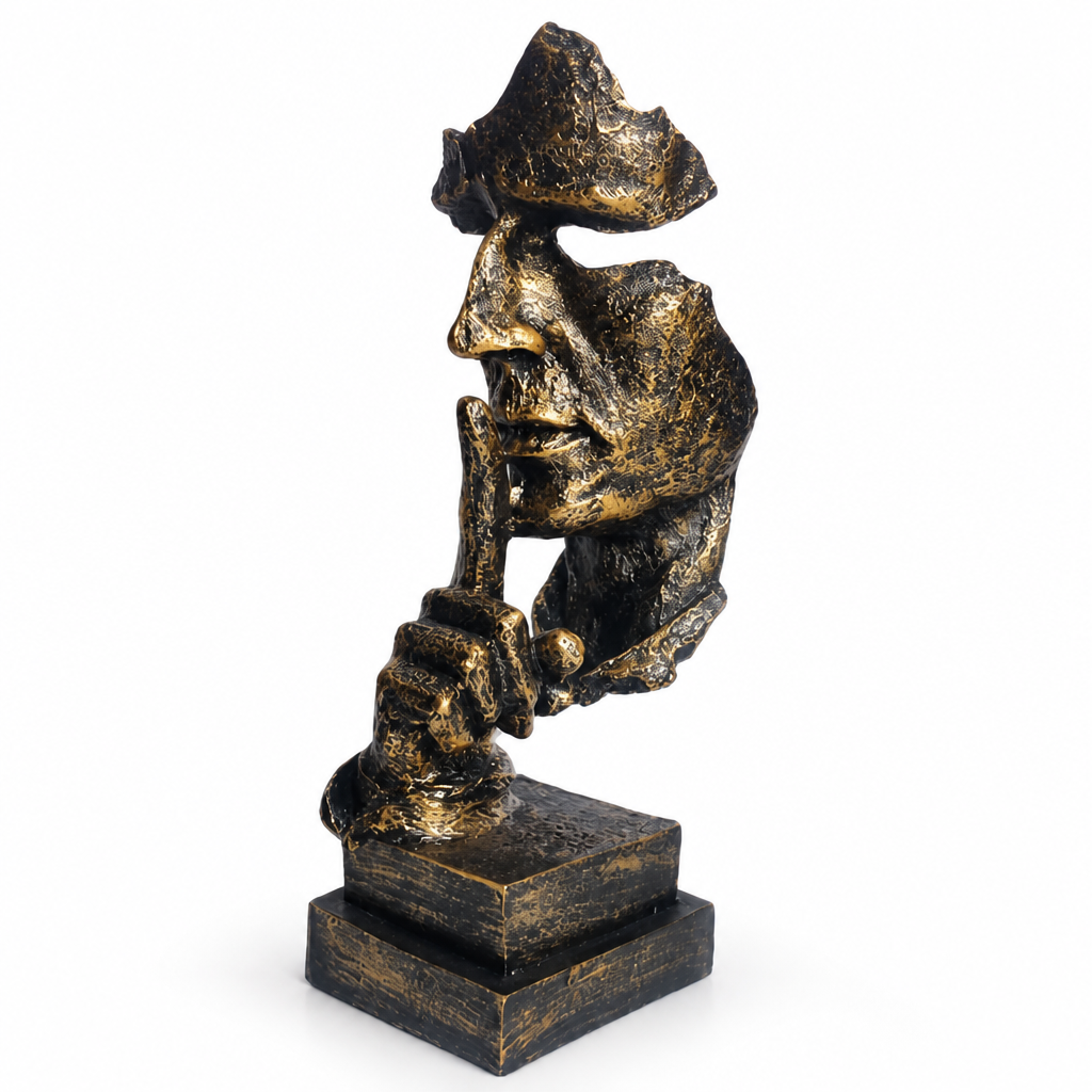 Nordic Abstract Resin Thinker Figurine