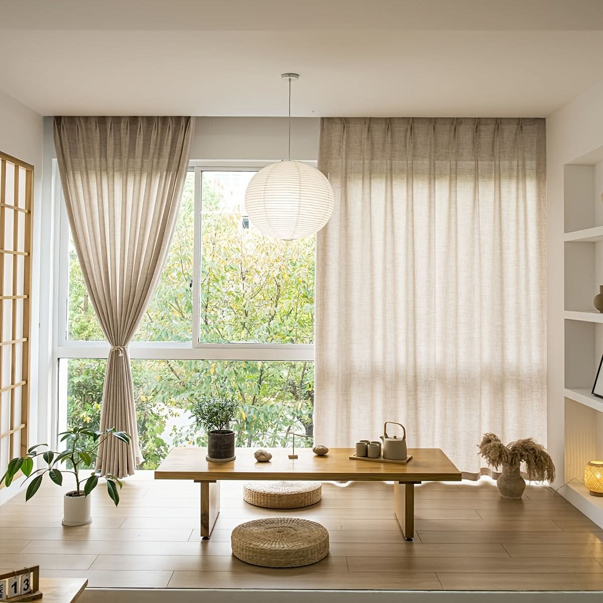 LuxeLoom – Elegant Sheer Curtains for Brightening Your Space
