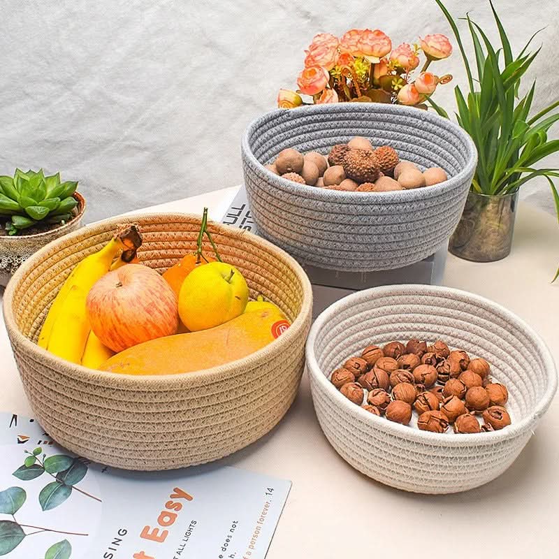 CozyNest – Versatile Storage Basket for Home Organization