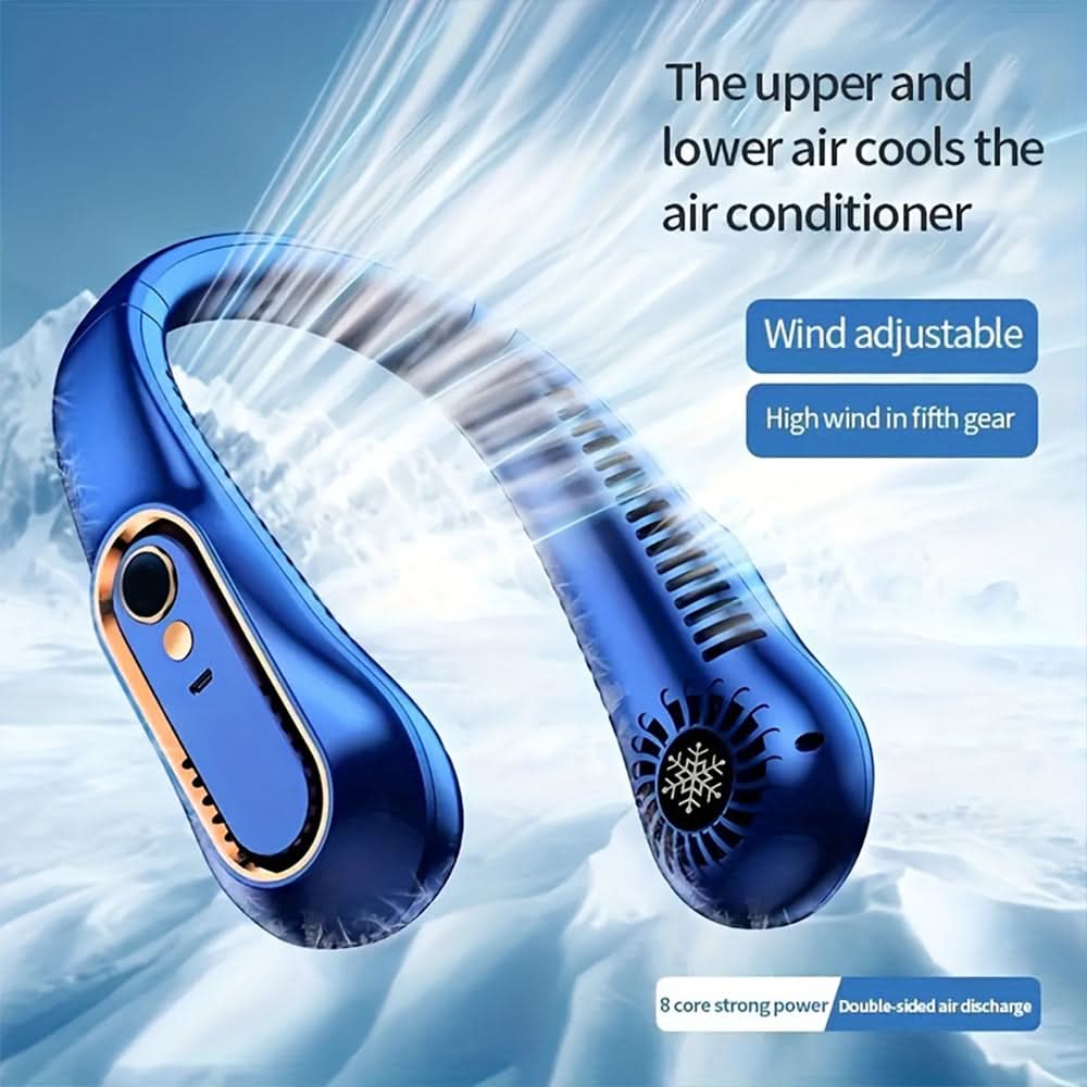AeroCool Neck Fan – Ultimate Hands-Free Cooling Solution