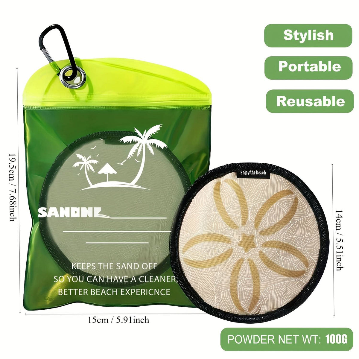 SandyAway – Essential Sand Cleanup Kit for Outdoor Fun