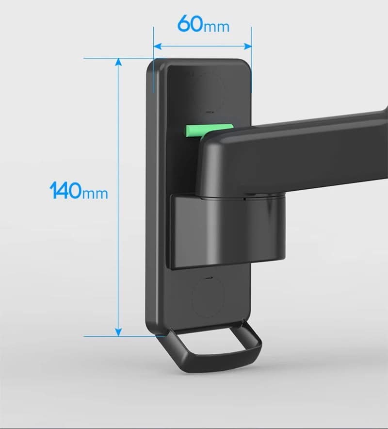 ErgoLift - Adjustable Gas Spring Monitor Wall Mount Arm