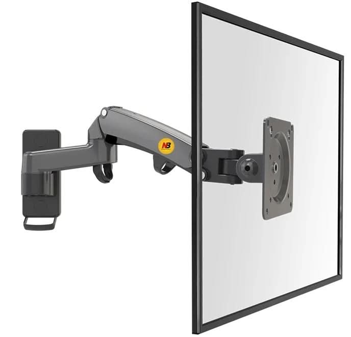 ErgoLift - Adjustable Gas Spring Monitor Wall Mount Arm