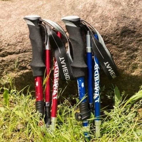 Versatile Hiking Poles - Compact and Adjustable Trekking Support
