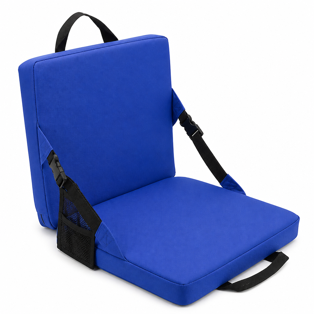 Padded Backrest & Seat 600D Oxford Outdoor Folding Chair (Side Pocket)