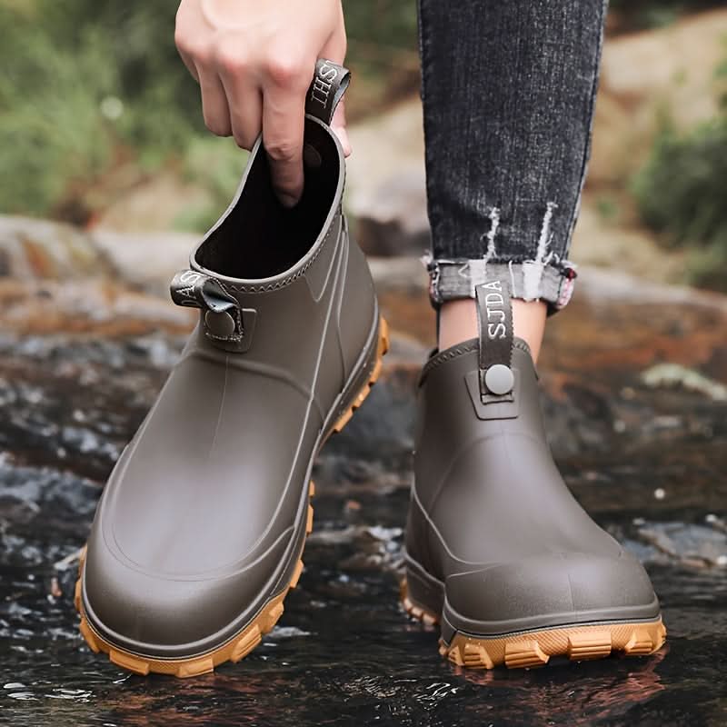 WeatherGuard - Stylish Slip-On Rain Boots for All Outdoors