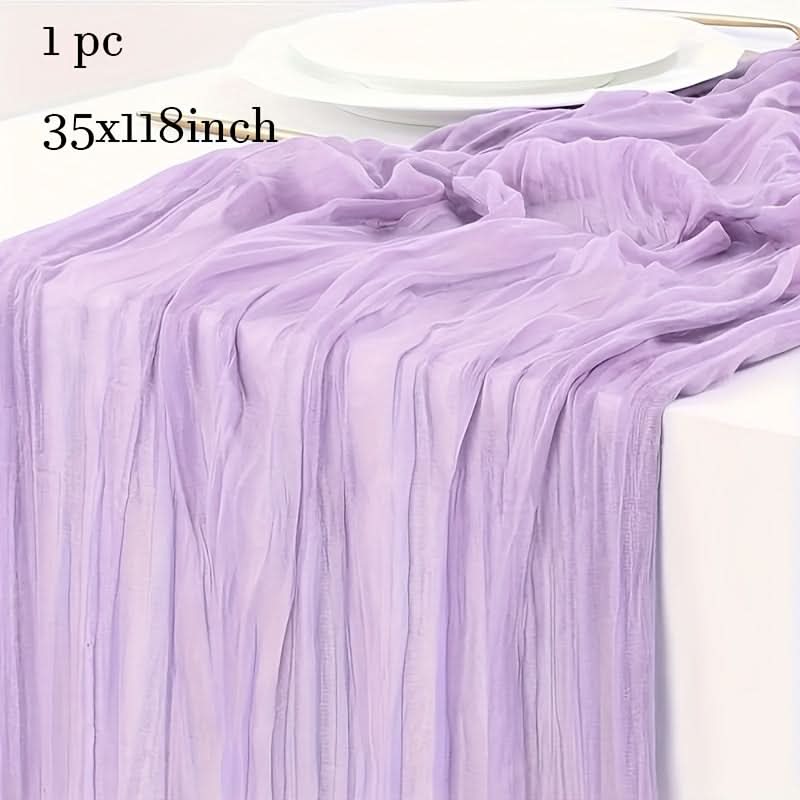 Textured Soft Table Cover for Stylish Celebrations