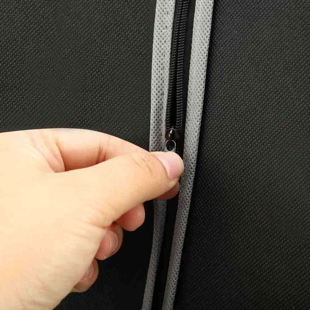 Set of 5 Breathable Garment Covers with Viewing Window for Storage