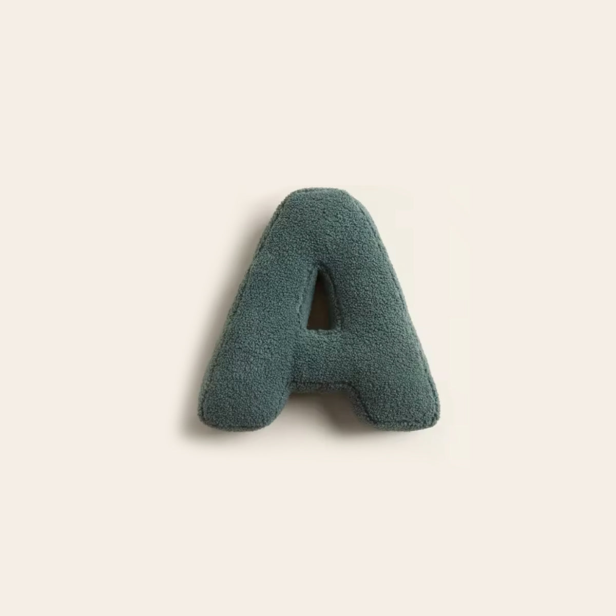 Letter-Shaped Decorative Pillow – Alphabet Design