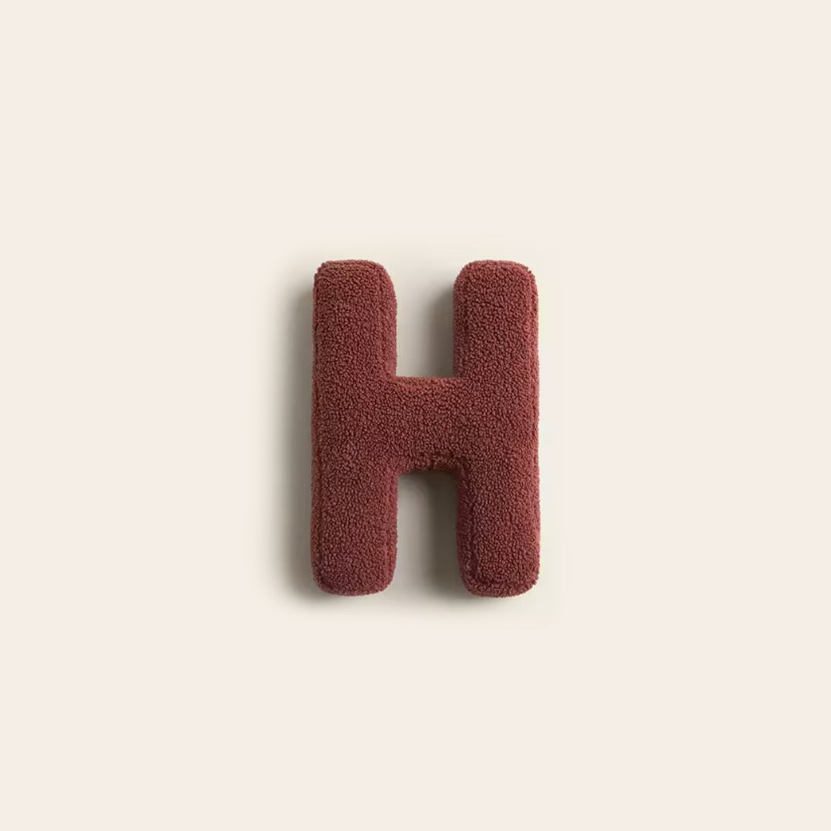 Letter-Shaped Decorative Pillow – Alphabet Design