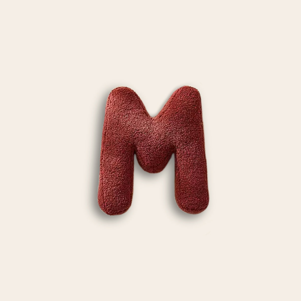 Letter-Shaped Decorative Pillow – Alphabet Design
