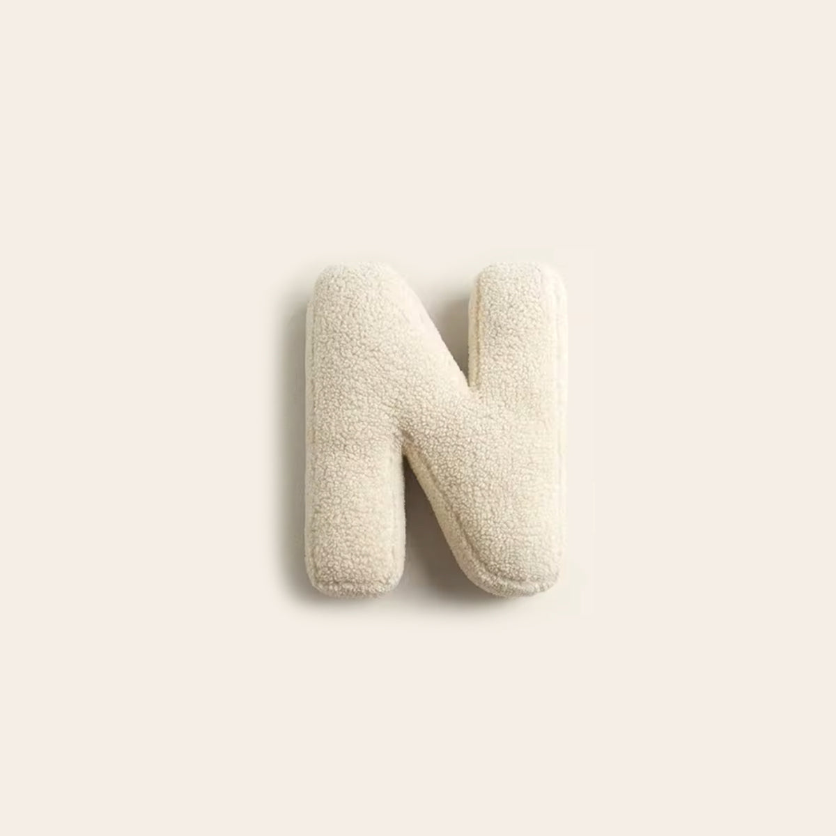 Letter-Shaped Decorative Pillow – Alphabet Design