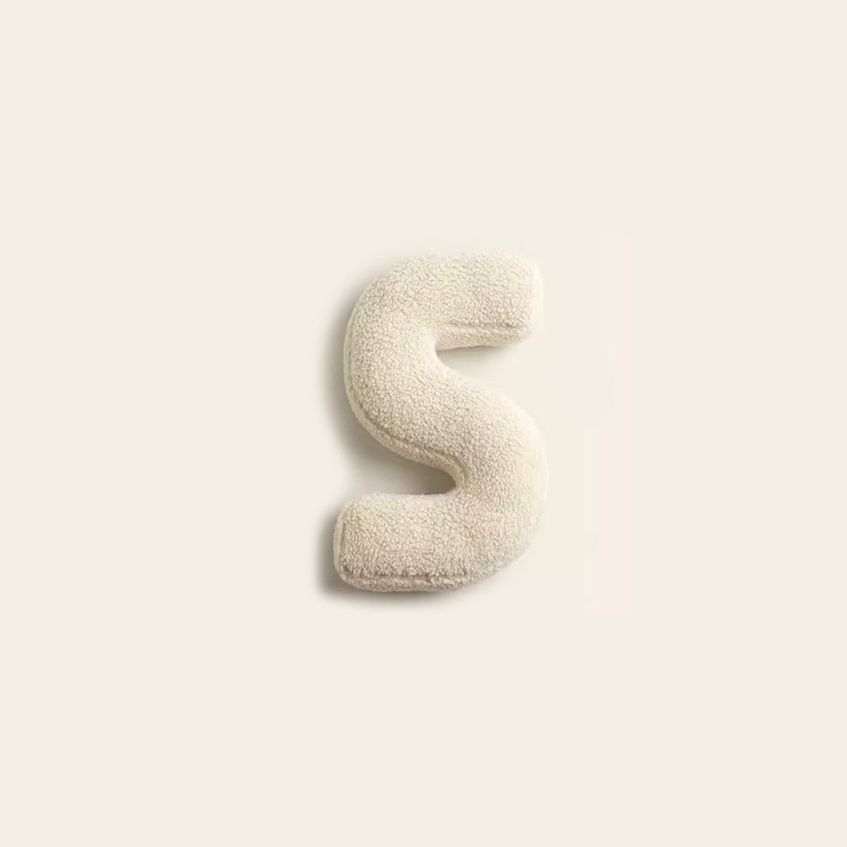 Letter-Shaped Decorative Pillow – Alphabet Design