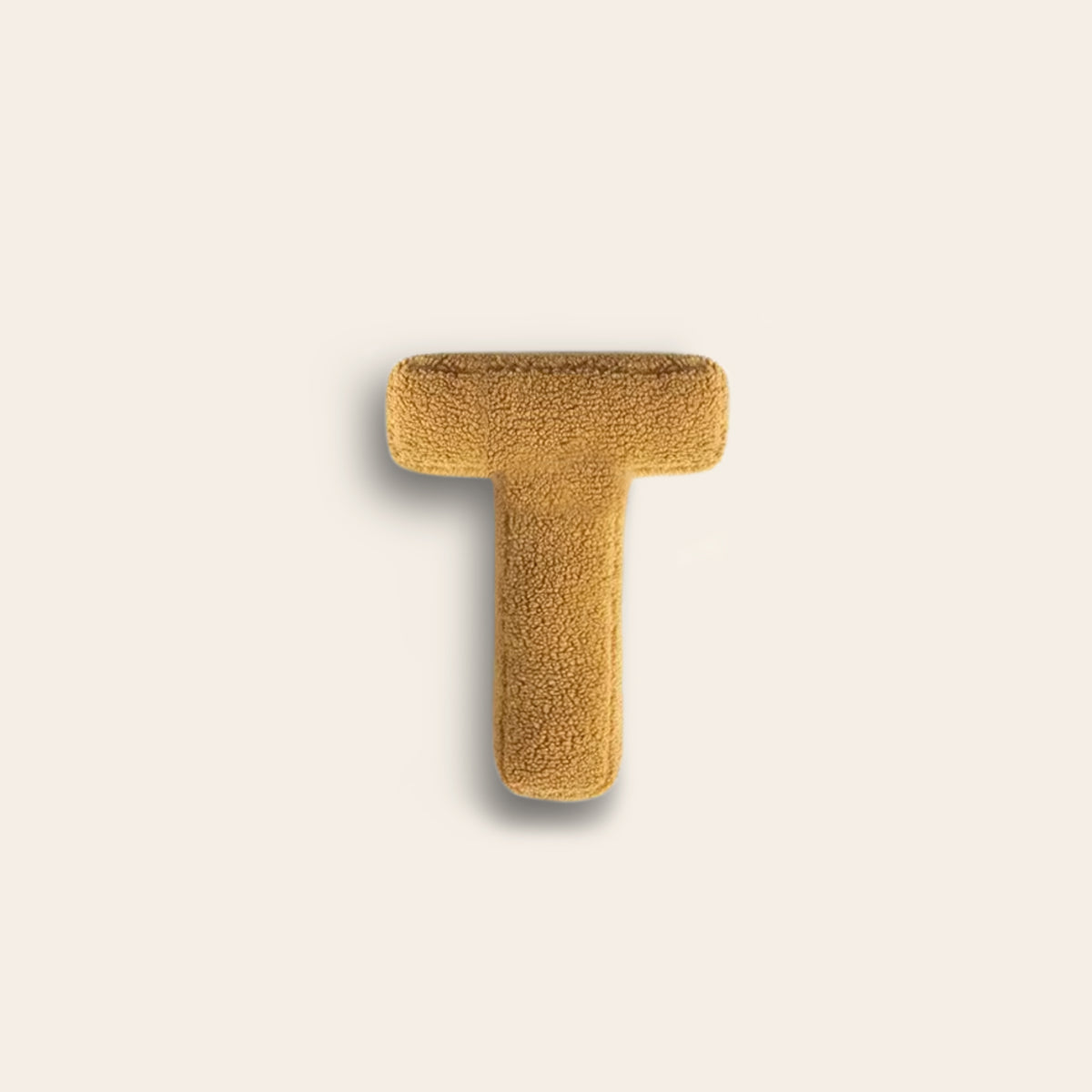 Letter-Shaped Decorative Pillow – Alphabet Design