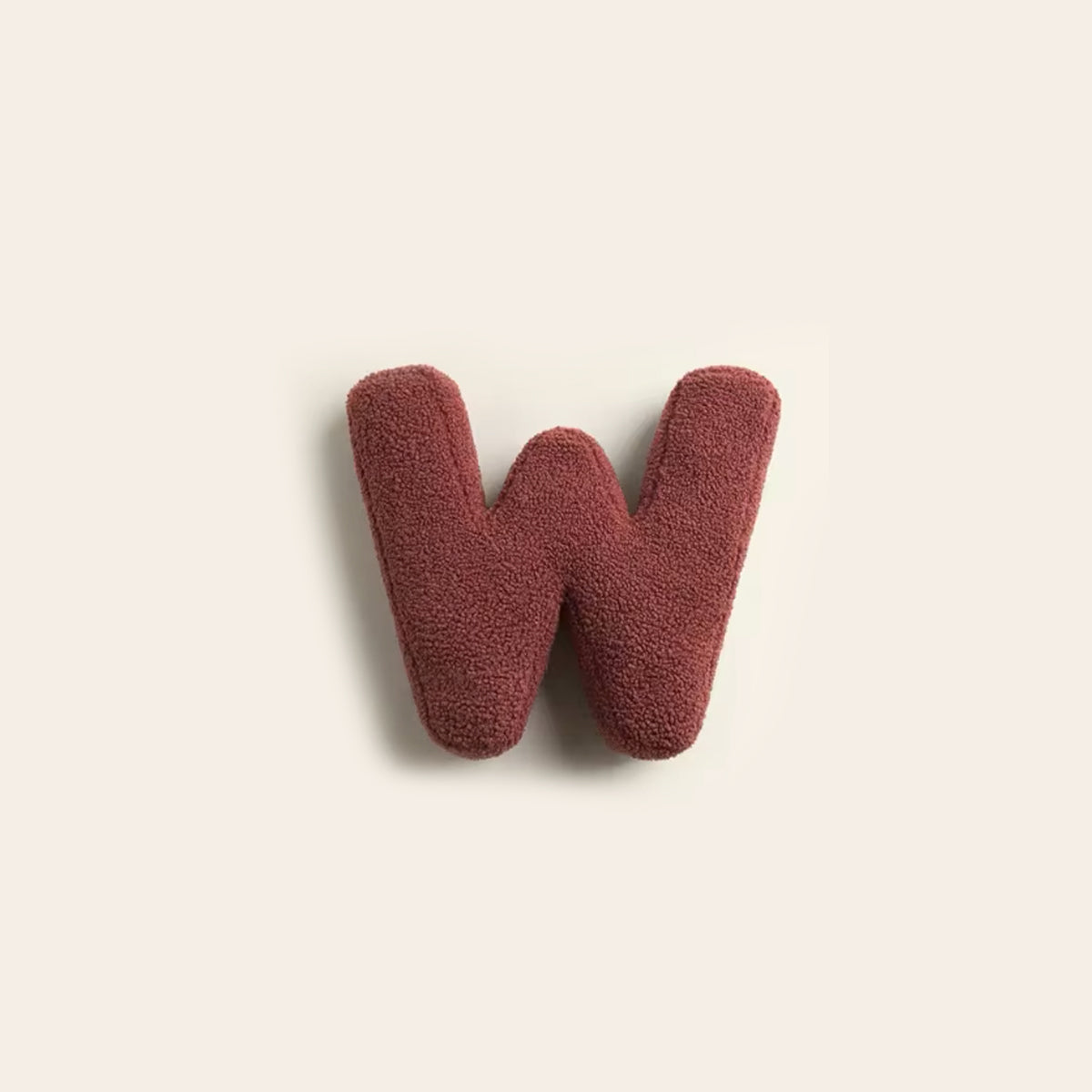 Letter-Shaped Decorative Pillow – Alphabet Design