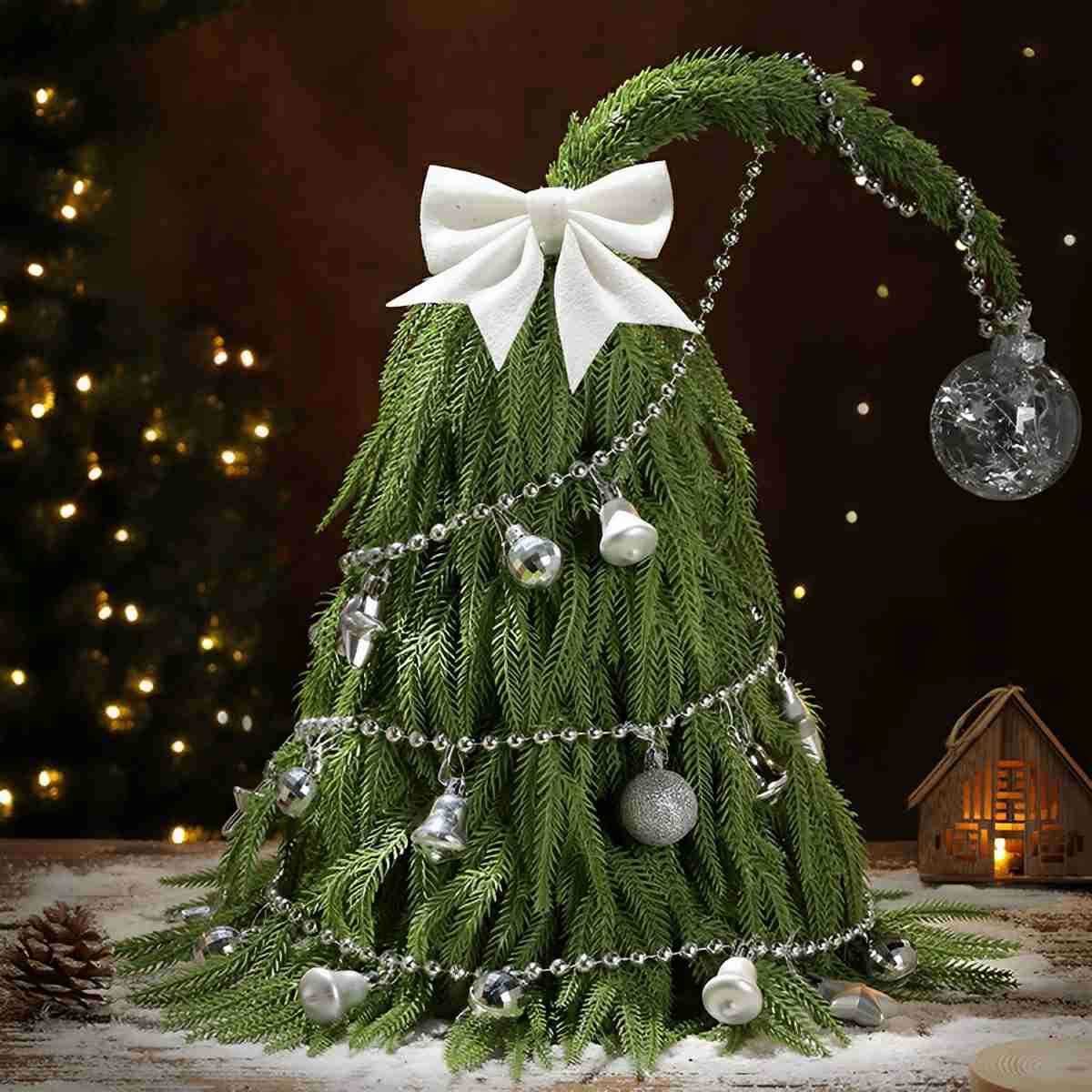 Festive Charm Miniature Christmas Tree for Your Tabletop