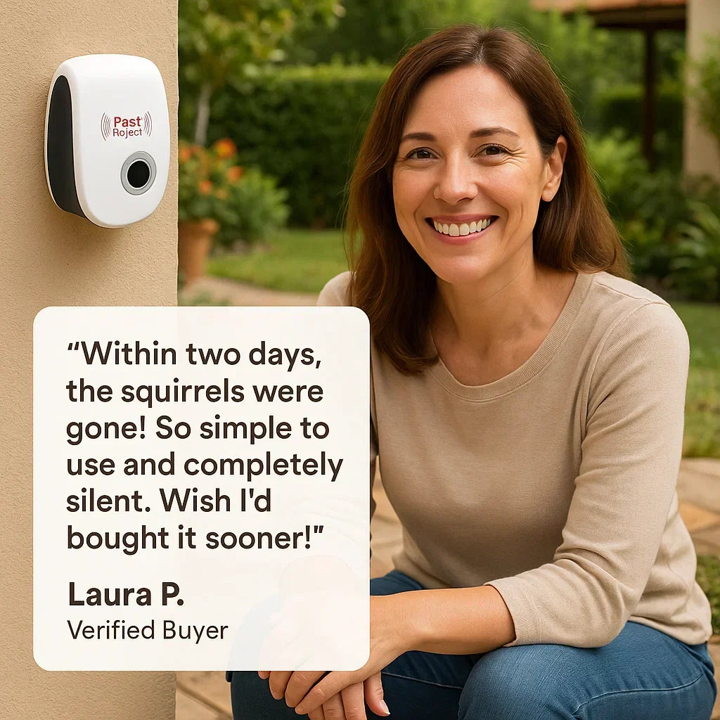 Solar-Powered Ultrasonic Pest Control for Gardens