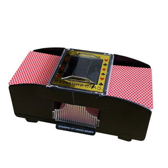 Effortless Card Shuffling Device with Versatile Power Options
