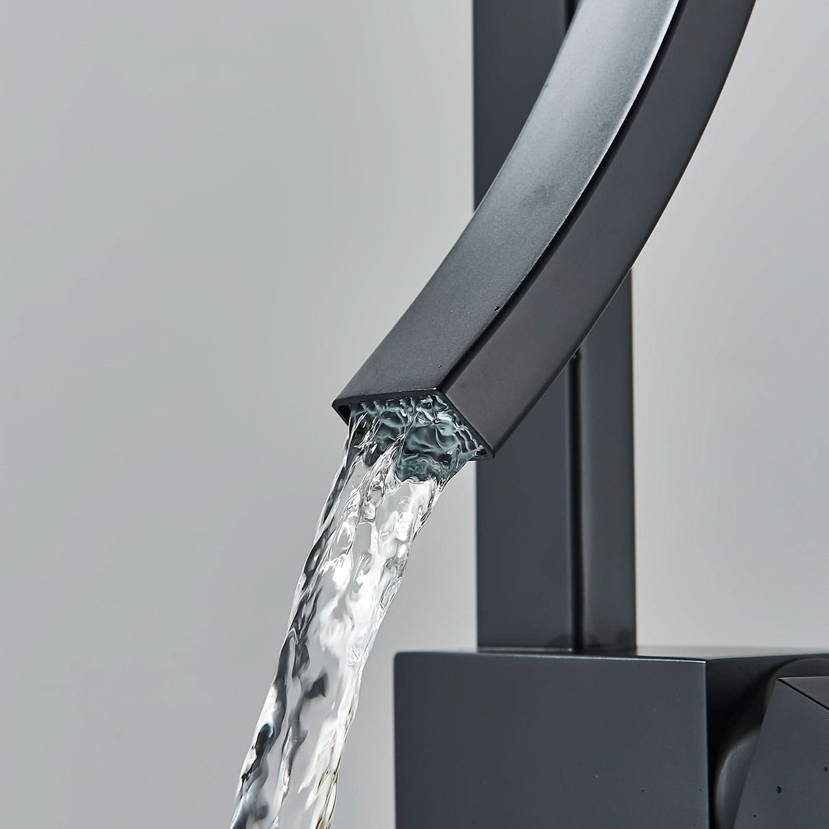 AquaElegance - Sleek Waterfall Sink Faucet