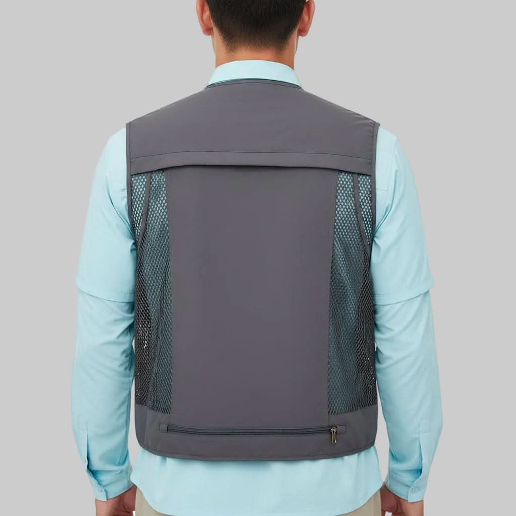 ExplorerPro – Versatile Outdoor Vest with Secure Zippered Pockets